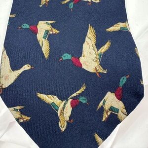 Vintage Eddie Bauer mallard duck Tie